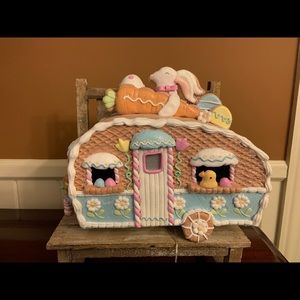 Easter Light-up Gingerbread Camper